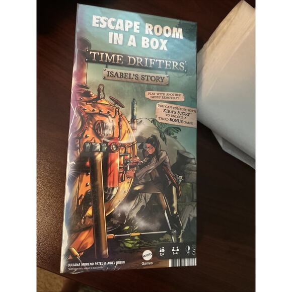 Isabel’s Story Time Drifters Puzzle Box Escape Room in A Box Game New Mattel - Picture 1 of 6